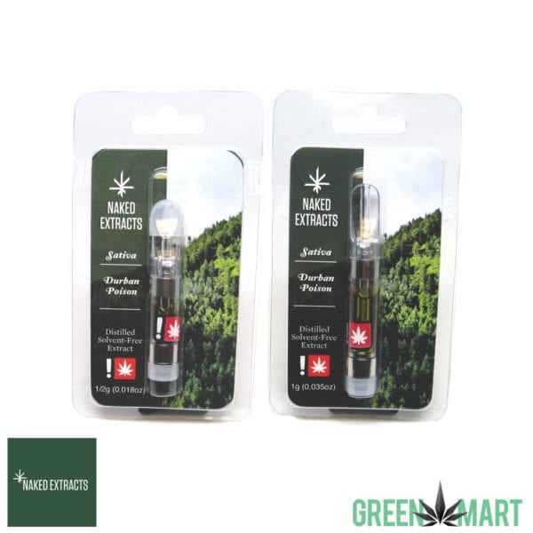 Naked Extracts Cartridges - Durban Poison