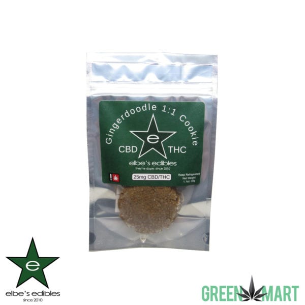 Elbe's Edibles 1:1 Gingerdoodle Cookie