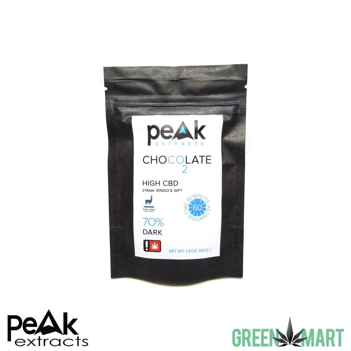 Peak Extracts CBD Dark Chocolates - High CBD Ringo's Gift