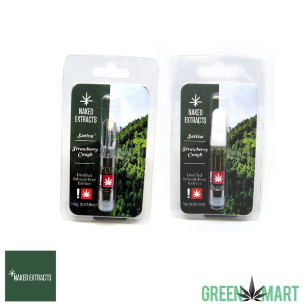 Naked Extracts Cartridges - Strawberry Cough
