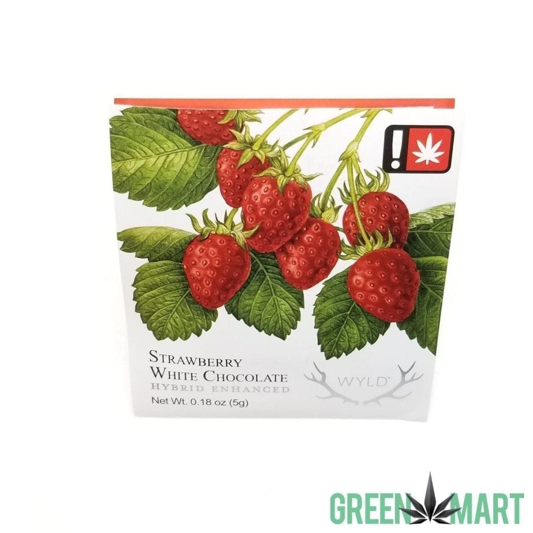 Wyld Strawberry Hybrid White Chocolate Single
