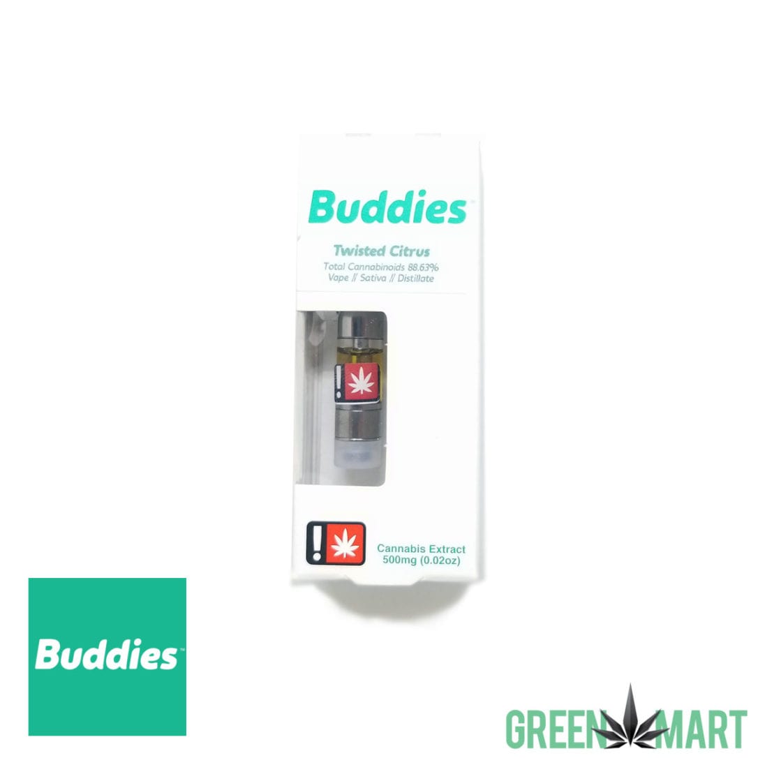 Buddies Brand Distillate Cartridge - Twisted Citrus | Green Mart Beaverton