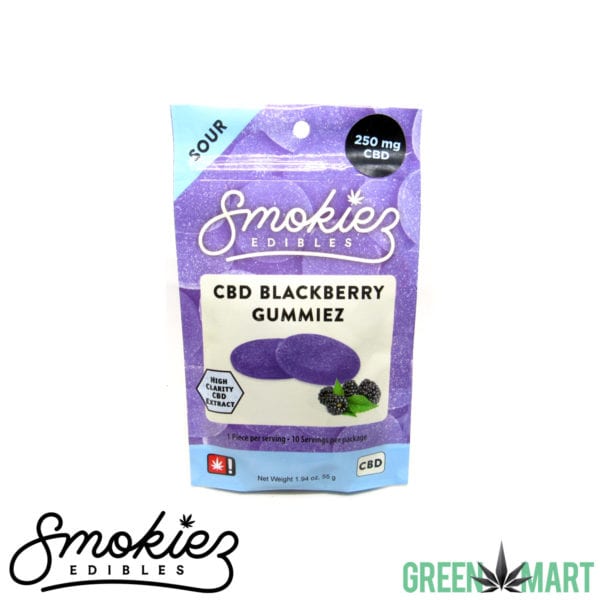 Smokiez CBD Gummiez - Sour Blackberry Gummiez
