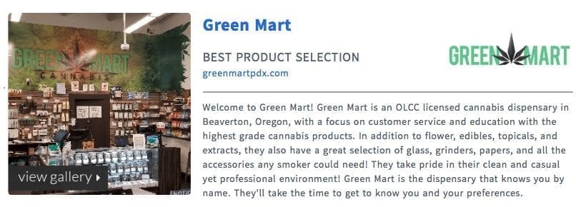 LeafBuyer Best Product Selection in Oregon 2018