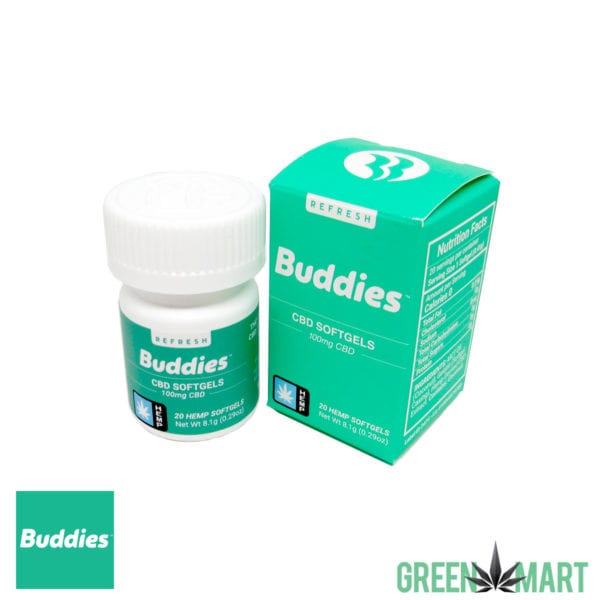 Buddies Brand CBD Gel Caps