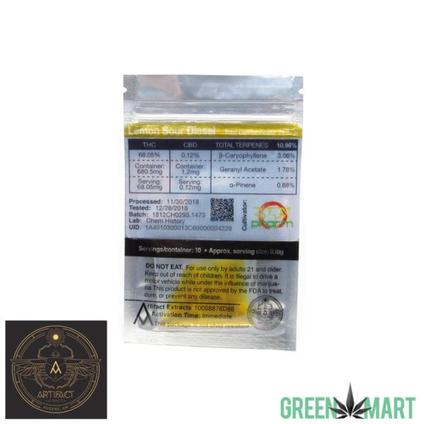 Artifact Extracts - Lemon Sour Diesel
