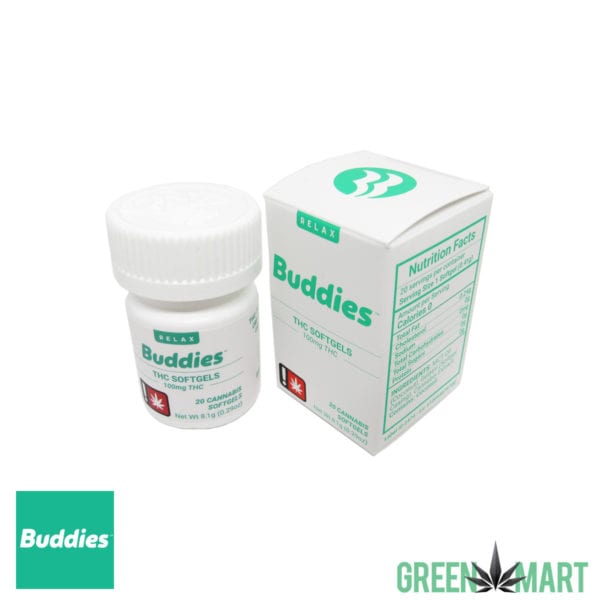 Buddies Brand THC Gel Caps