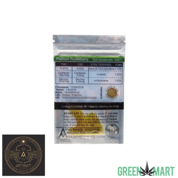 Artifact Extracts - Platinum Huckleberry