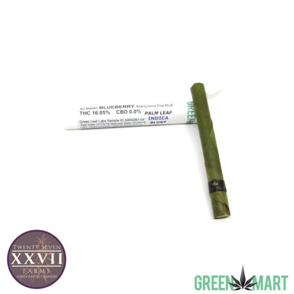 Twenty Seven Farms Palm Leaf Blunt - Blueberry