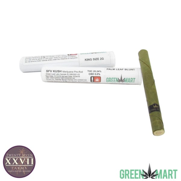 Twenty-Seven Farms Palm Leaf Blunt - SFVKush