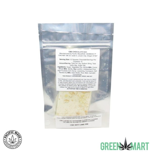 Pacific Wave Edibles - CBD Key Lime Pie Bar