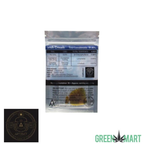 Artifact Extracts - Irish Cream