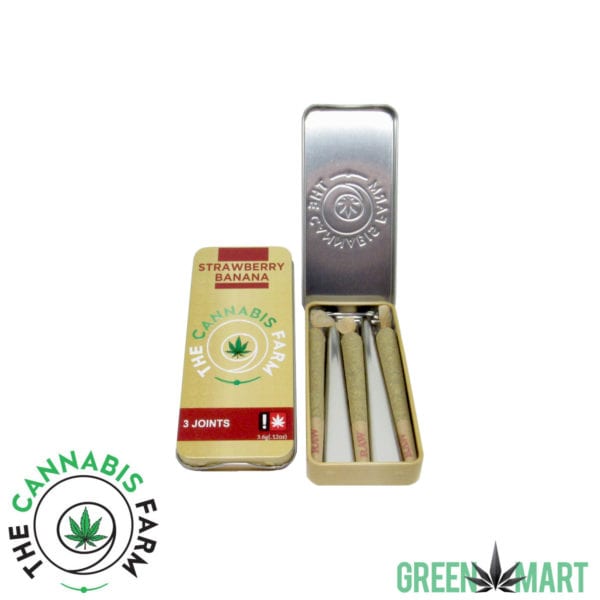 The Cannabis Farm Cannaflights 3pk - StrawberryBanana