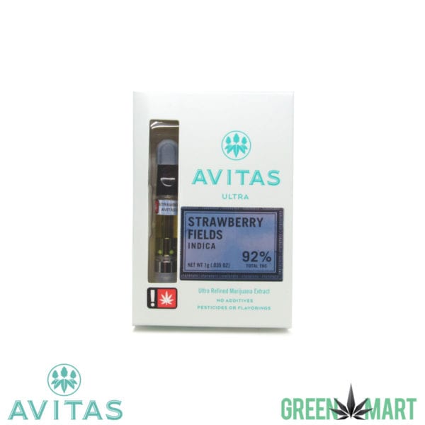 Avitas Ultra Distillate Cartridges - Strawberry Fields