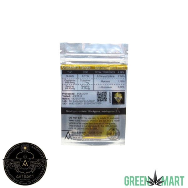 Artifact Extracts - Crockett's Tangie