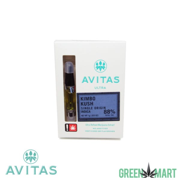 Avitas Ultra Distillate Cartridge - Kimbo Kush 1g