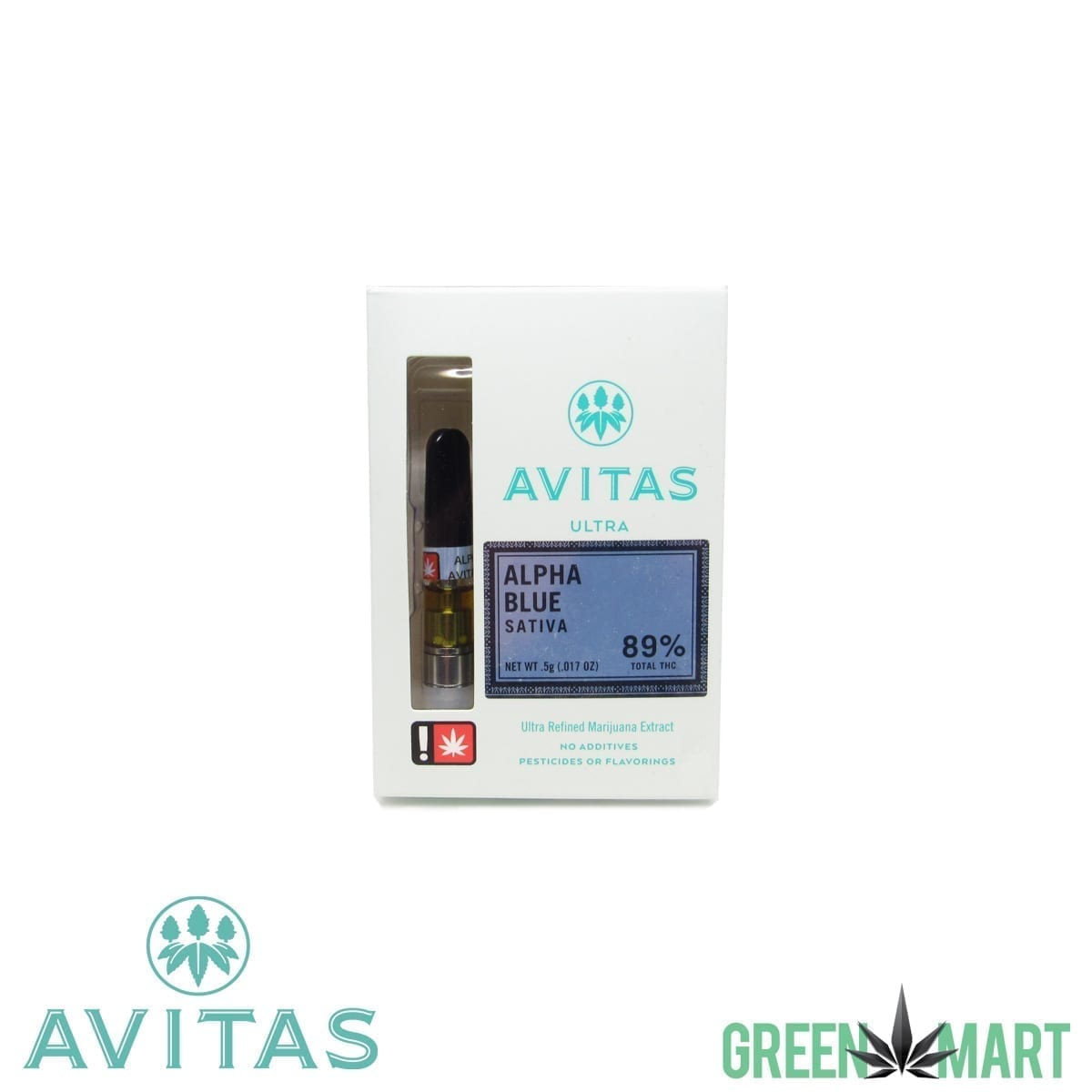 Avitas Ultra Distillate Cartridge - Alpha Blue Half Gram