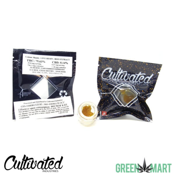 Cultivated Industries - Lemon Skunk Live Resin