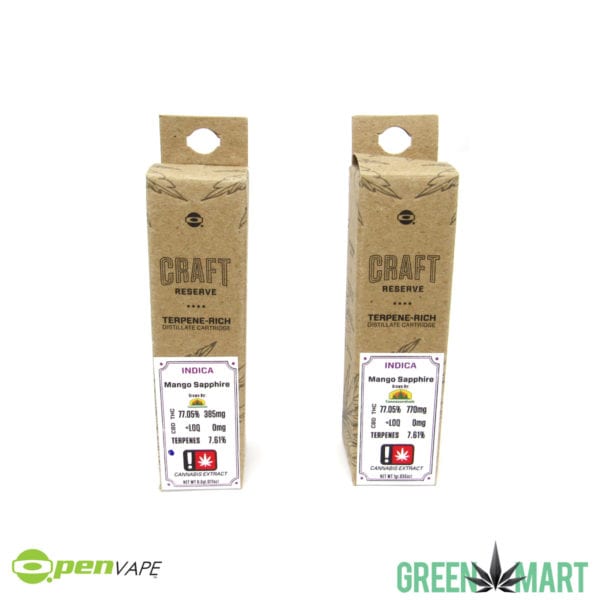 O.pen Vape Craft Reserve Cartridges - Mango Sapphire
