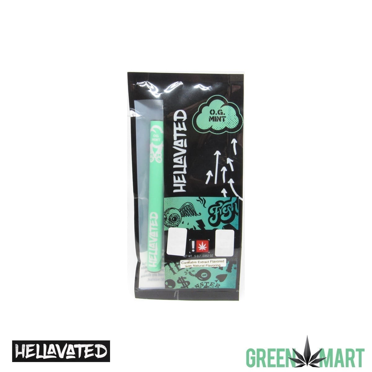 Hellavated Disposable Vape - OG Mint