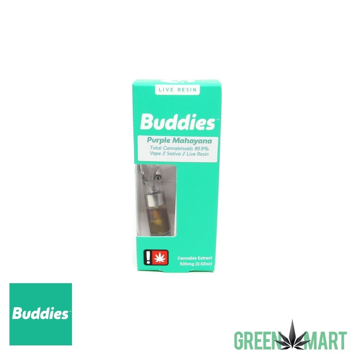 Buddies Brand Cartridges - Purple Mahayana Live Resin