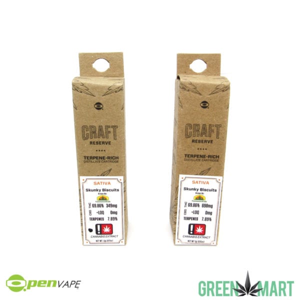 O.pen Vape Craft Reserve Cartridges - Skunky Biscuits