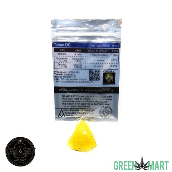Artifact Extracts - Tahoe OG