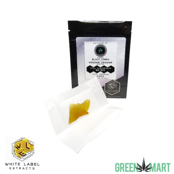 White Label Extracts - Black Cobra x Wedding Crasher Shatter