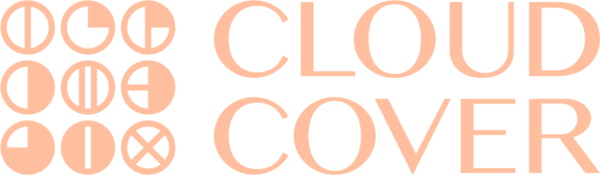 Cloud Cover Cannabis Logo Peach