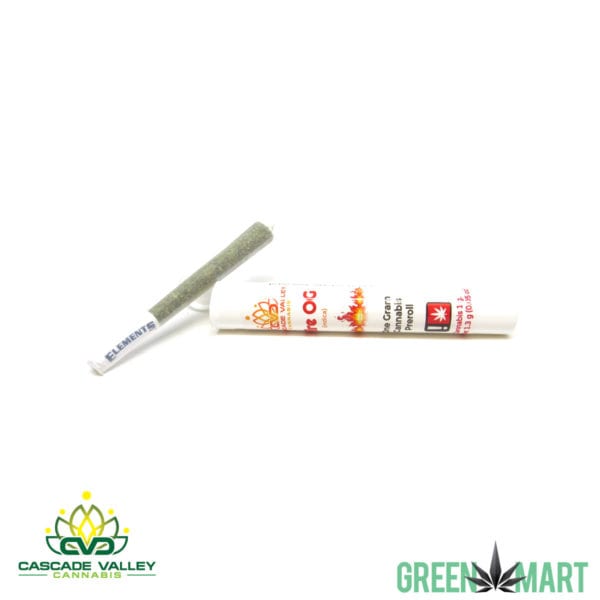 Cascade Valley Cannabis Pre-roll - Fire OG Full Gram