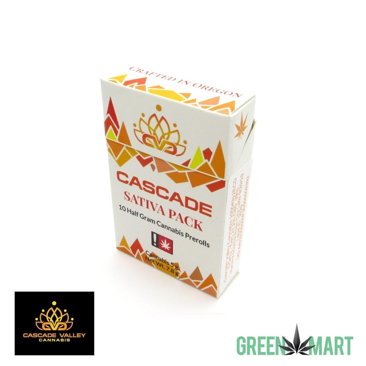 Cascade Valley Cannabis 10 Preroll Pack - Sativa
