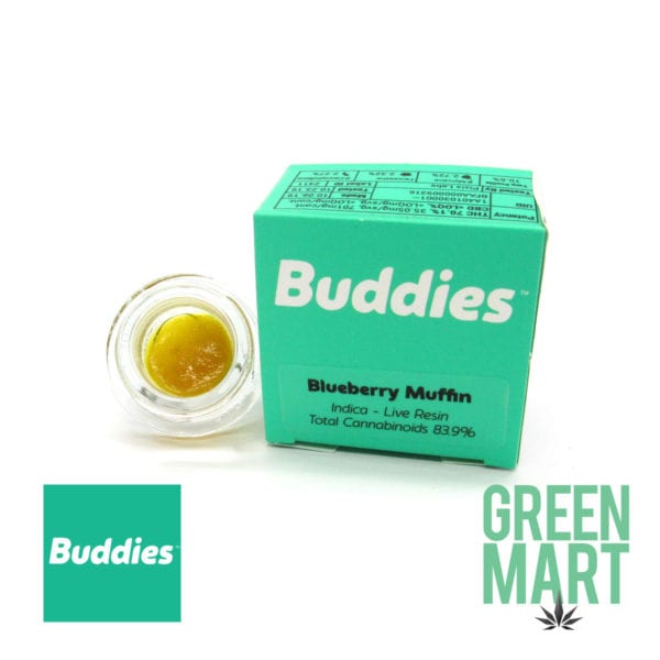 Buddies Brand - Blueberry Muffin LiveResin Front