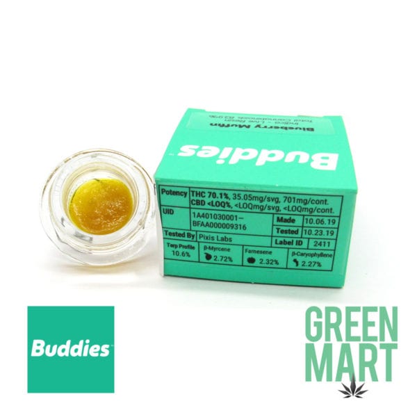 Buddies Brand - Blueberry Muffin LiveResin Terps