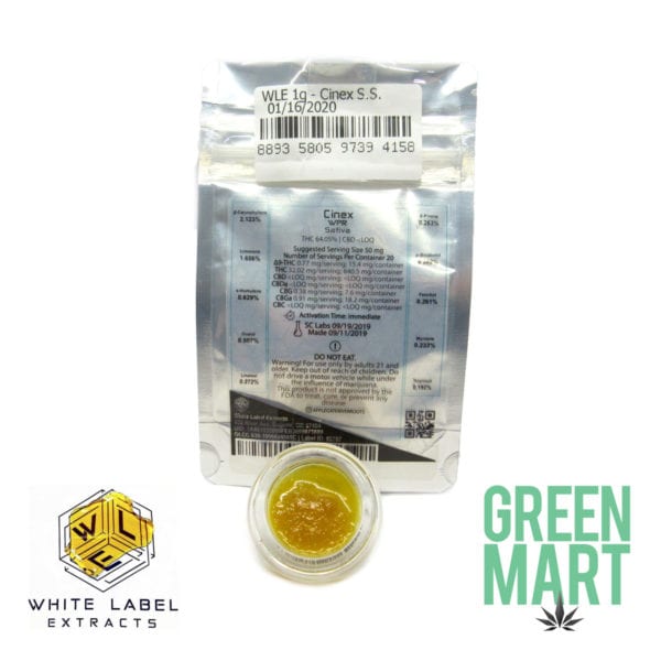 White Label Extracts - Cinex Sugar Sauce Terps