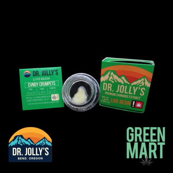 Dr. Jolly's Extracts Cvndy Crumpets Terp Sauce Green