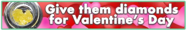 Give them diamonds for Valentine's Day Banner