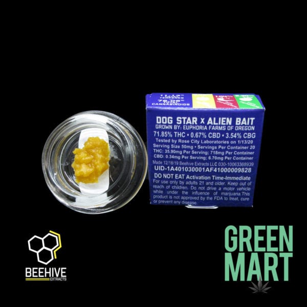 Beehive Extracts - Dog Star Alien Bait Back