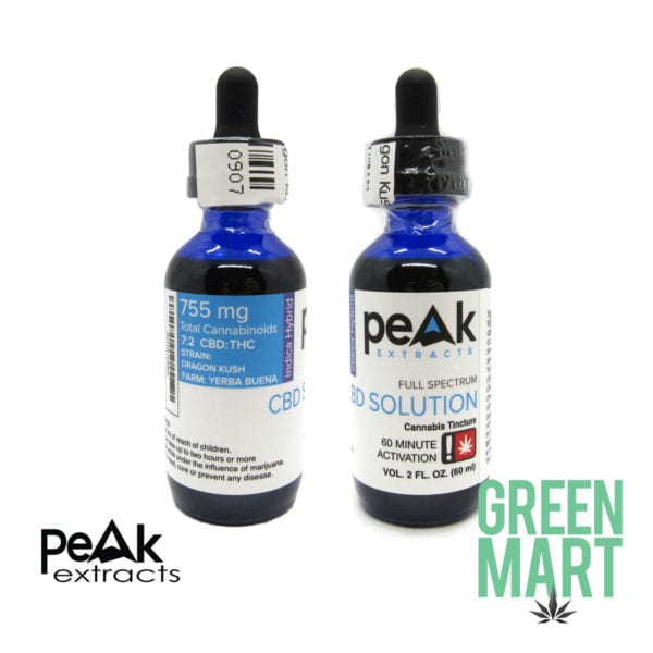 Peak Extracts Tinctures - Dragon Kush Tincture