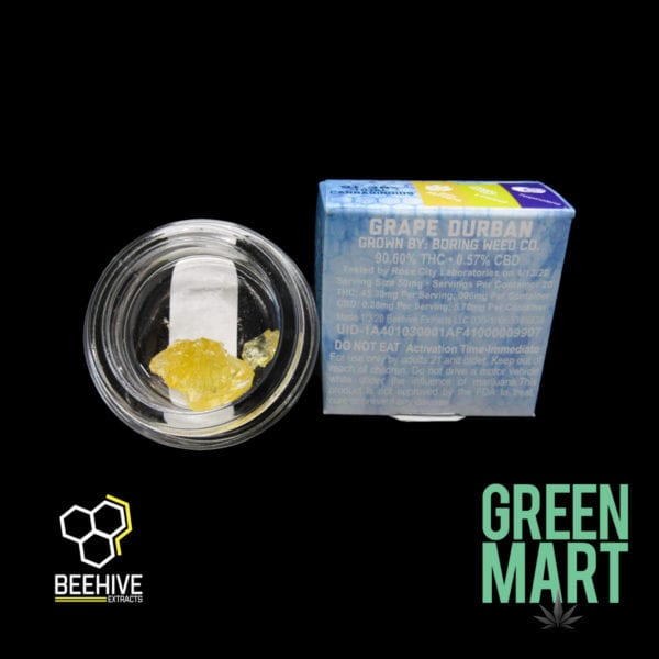 Beehive Extracts - Grape Durban Back