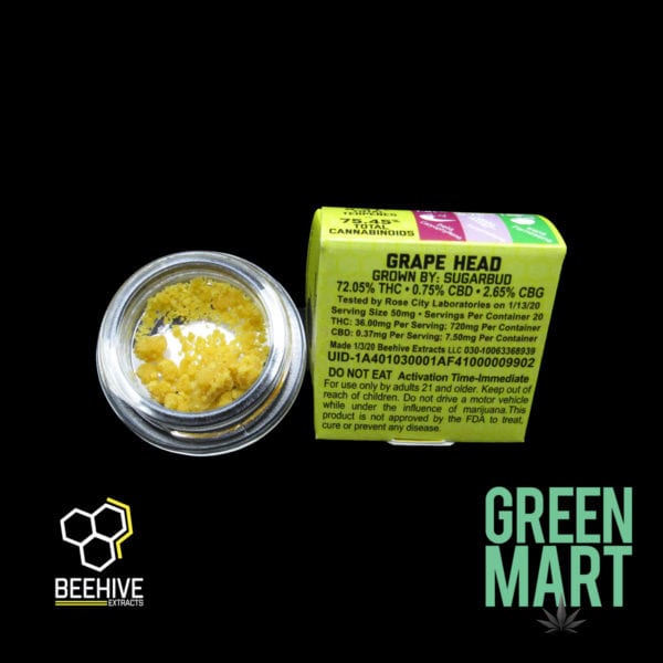 Beehive Extracts - Grape Head Back