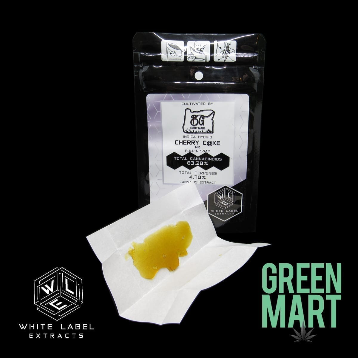 White Label Extracts - Cherry Cake Front