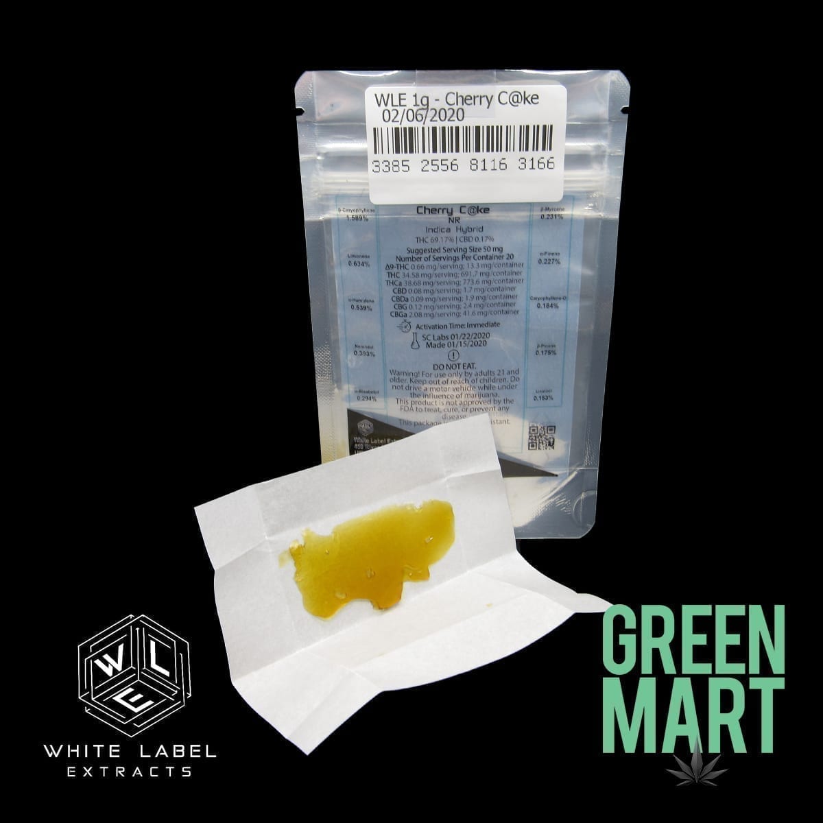 White Label Extracts - Cherry Cake Terps