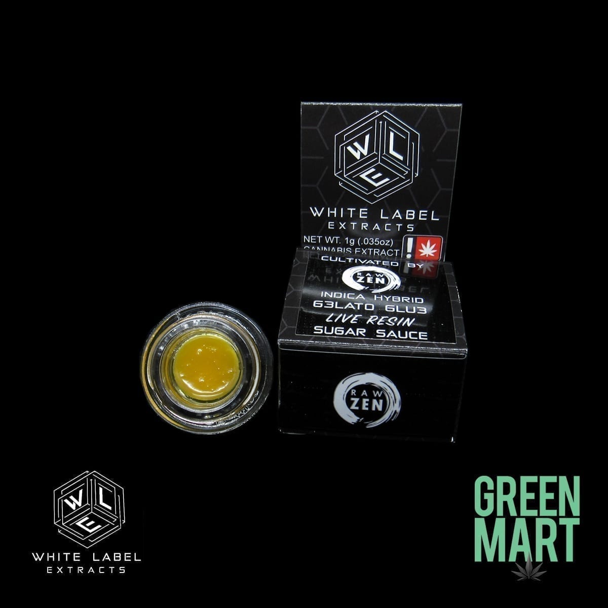 White Label Extracts - Gelato Glu3 Front