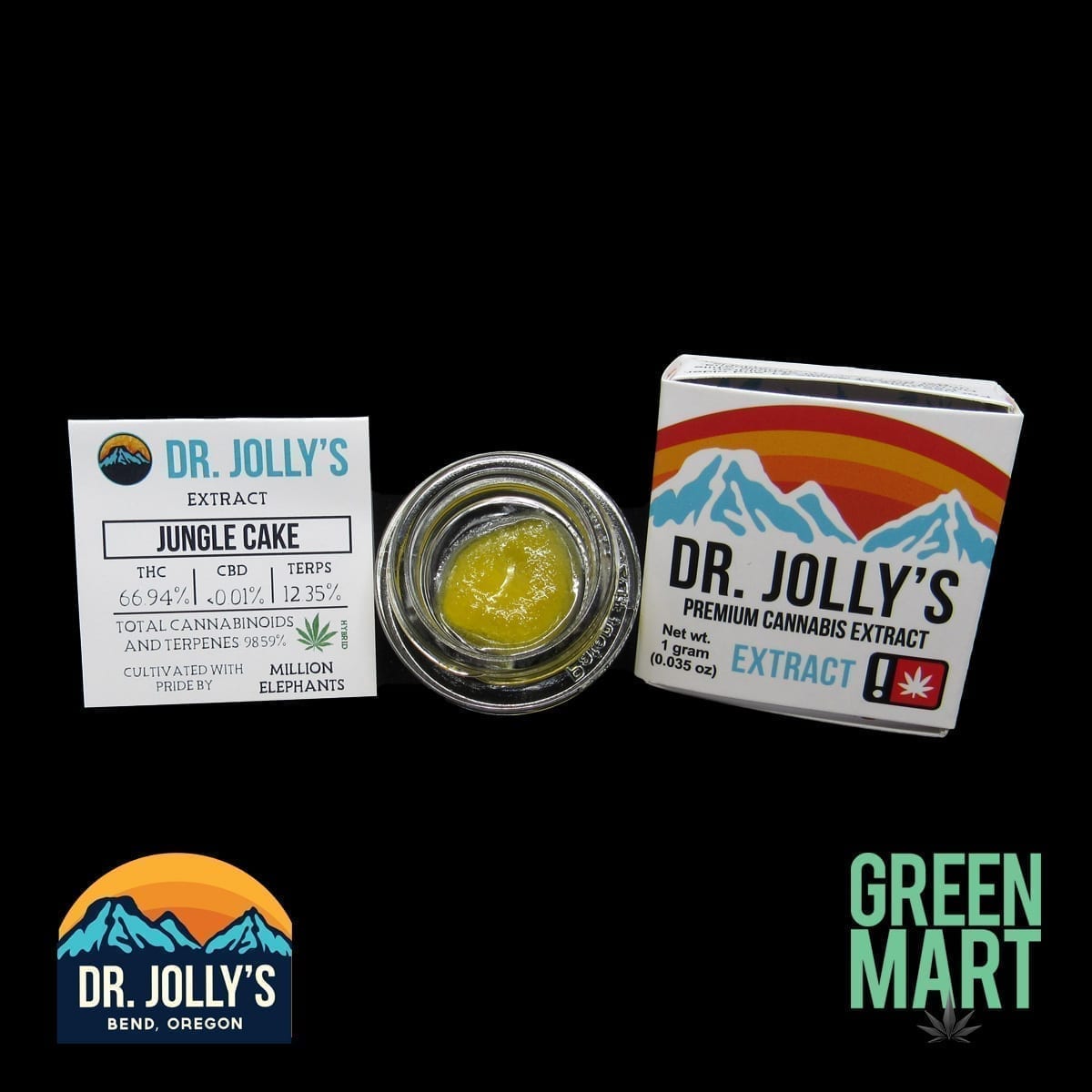 Dr. Jolly's Extracts - Jungle Cake Front