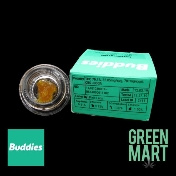 Buddies Brand Live Resin - Lemongrass Terps