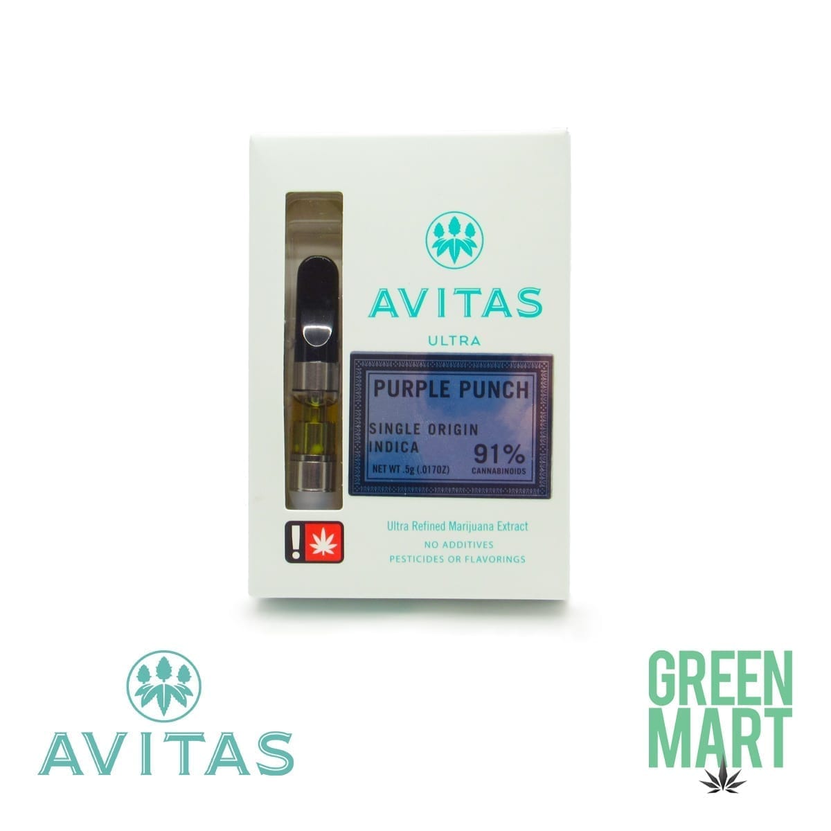 Avitas Ultra Distillate Cartridges - Purple Punch Indica