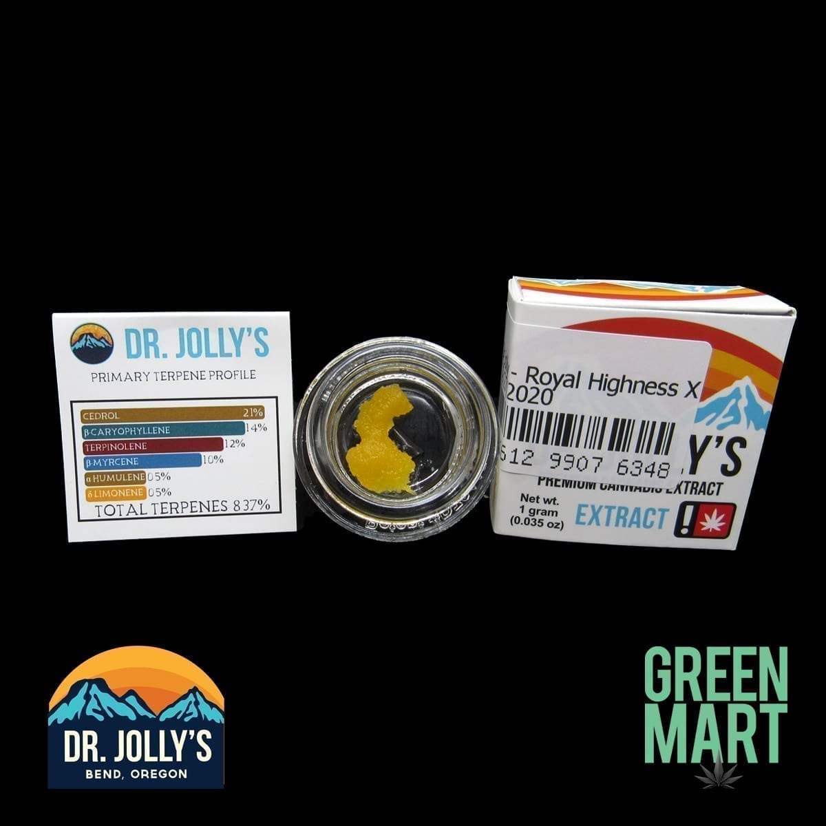 Dr. Jolly's Extracts - Royal Highness x Golden Goat Terps