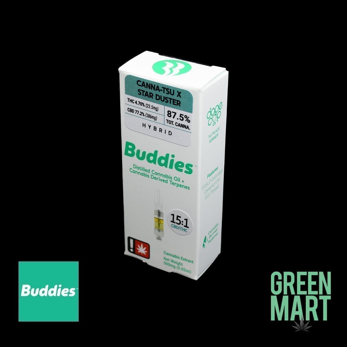 Buddies Brand Cartridges - Canna Tsu x Duster Half G