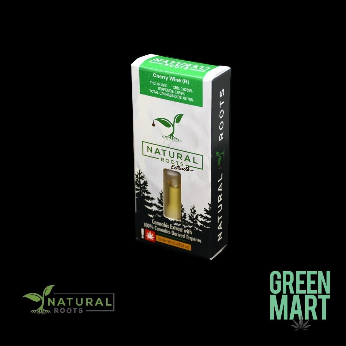 Natural Roots Extracts Cartridges - Cherry Wine