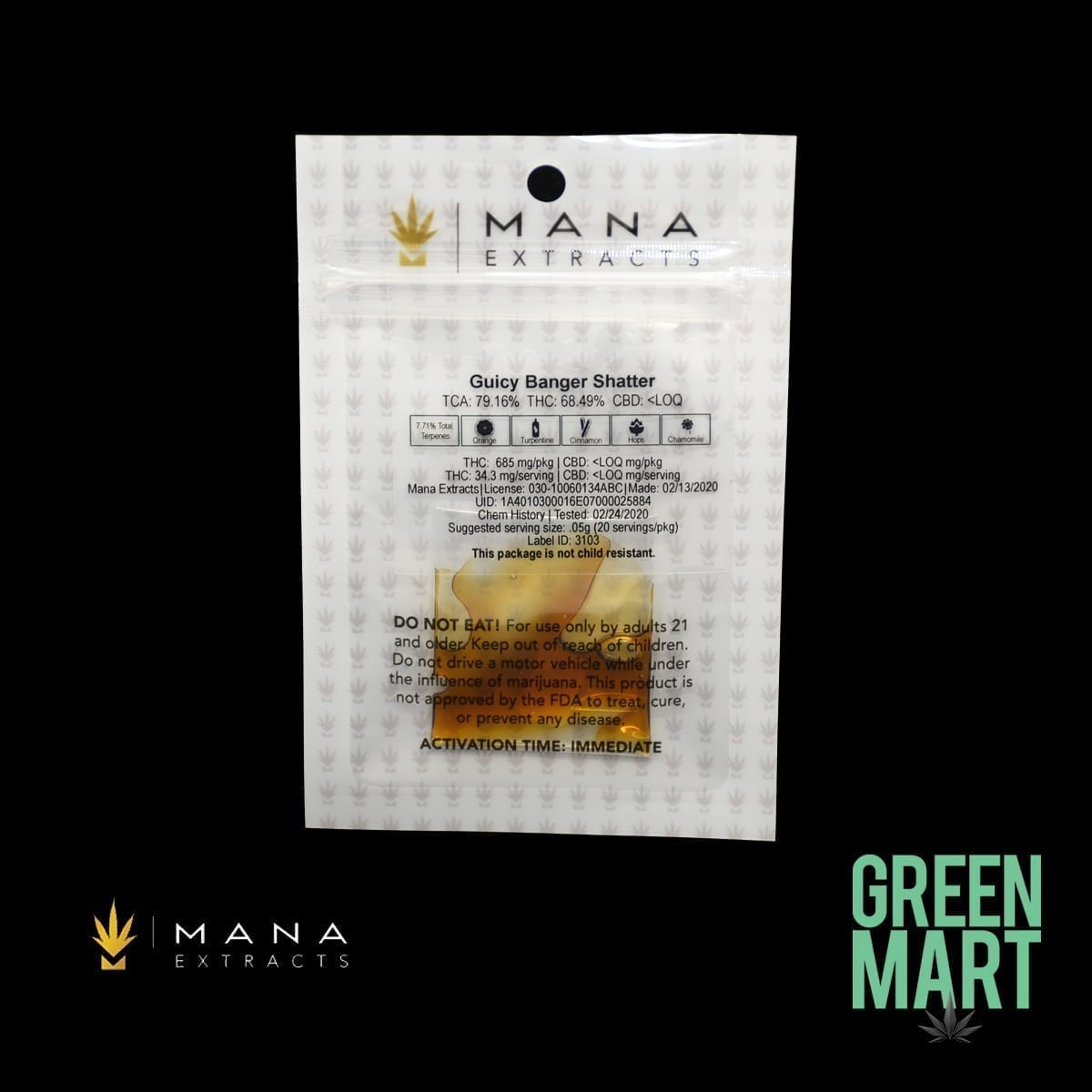 Mana Extracts - Guicy Banger Shatter